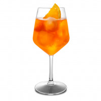 1x Aperol Spritz Weingläser 40cl Kunststoff Tritan BPA frei Mehrweg Ø 6 cm · 20 cm