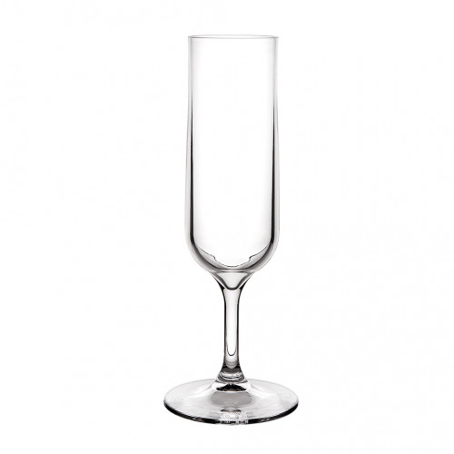 1x Champagnergläser Sektflöten 13cl Kunststoff Plastik PC Mehrweg Glasklar Ø 4 cm · 19.5 cm