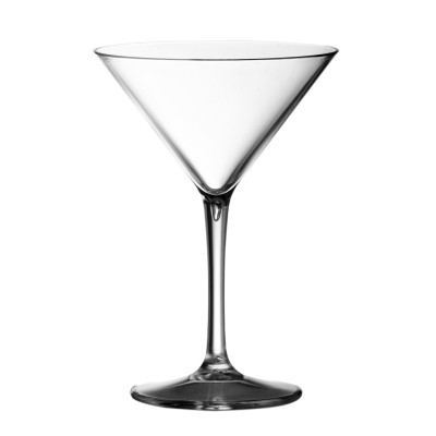 6x Martinigläser aus Kunststoff Glasklar Unzerbrechlich 0.23 l Ø 11.5 cm · 16,50 cm