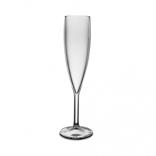 1x Champagnergläser Sektflöten 9cl Kunststoff Plastik PC Mehrweg Glasklar Ø 5 cm · 19.5 cm